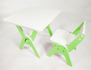 Детский растущий стол-парта и стул Я САМ "Умка" (Зеленый) в Коротчаево - korotchaevo.mebel-74.com | фото