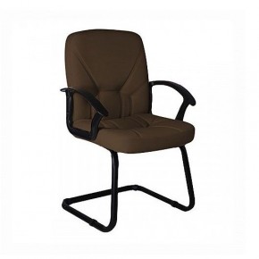 Кресло ЧИП ультра 365 (коричневый) на полозьях в Коротчаево - korotchaevo.mebel-74.com | фото