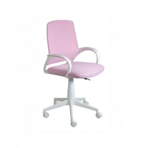 Кресло Ирис White сетка/ткань розовая в Коротчаево - korotchaevo.mebel-74.com | фото