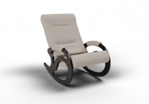 Кресло-качалка Вилла 11-Т-Ш (ткань/венге) ШОКОЛАД в Коротчаево - korotchaevo.mebel-74.com | фото