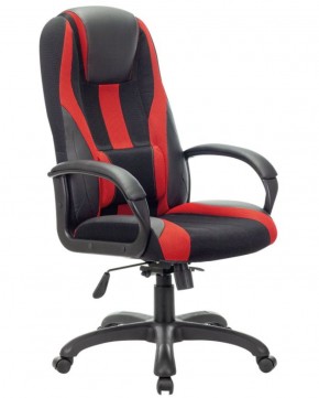 Кресло компьютерное BRABIX PREMIUM "Rapid GM-102" (экокожа/ткань, черное/красное) 532107 в Коротчаево - korotchaevo.mebel-74.com | фото
