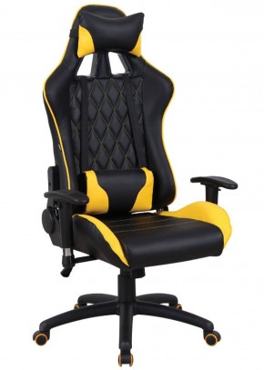 Кресло компьютерное BRABIX "GT Master GM-110" (черное/желтое) 531927 в Коротчаево - korotchaevo.mebel-74.com | фото