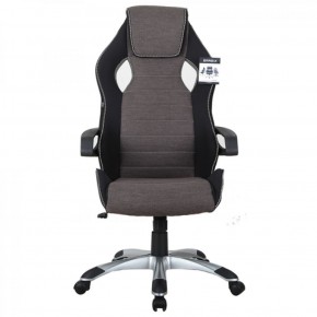 Кресло компьютерное BRABIX Techno GM-002 (ткань) черное/серое, вставки белые (531815) в Коротчаево - korotchaevo.mebel-74.com | фото