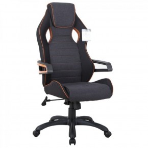 Кресло компьютерное BRABIX Techno Pro GM-003 (ткань черное/серое, вставки оранжевые) 531813 в Коротчаево - korotchaevo.mebel-74.com | фото