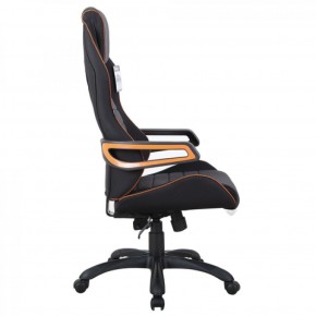 Кресло компьютерное BRABIX Techno Pro GM-003 (ткань черное/серое, вставки оранжевые) 531813 в Коротчаево - korotchaevo.mebel-74.com | фото