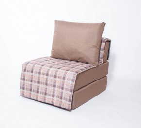 Кресло-кровать бескаркасное Харви (коричневый-квадро беж) в Коротчаево - korotchaevo.mebel-74.com | фото