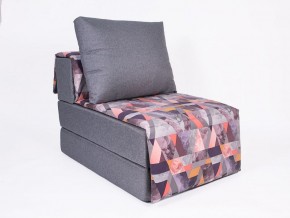 Кресло-кровать бескаркасное Харви (серый-сноу манго) в Коротчаево - korotchaevo.mebel-74.com | фото