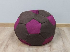 Кресло-мешок Мяч S (Savana Chocolate-Savana Berry) в Коротчаево - korotchaevo.mebel-74.com | фото
