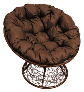 Кресло "ПАПАСАН" ротанг (каркас коричневый) в Коротчаево - korotchaevo.mebel-74.com | фото
