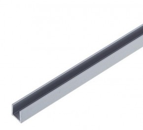 Планка торцевая "П" 4 мм для стеновой панели (алюминий) в Коротчаево - korotchaevo.mebel-74.com | фото