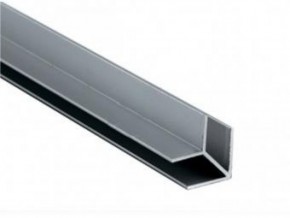Планка угловая "W" 4 мм для стеновой панели (алюминий) в Коротчаево - korotchaevo.mebel-74.com | фото