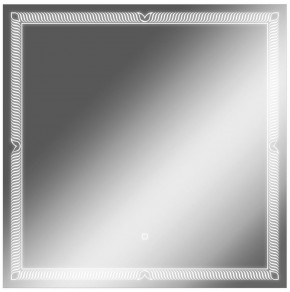 Зеркало Паликир 700х700 с подсветкой Домино (GL7051Z) в Коротчаево - korotchaevo.mebel-74.com | фото
